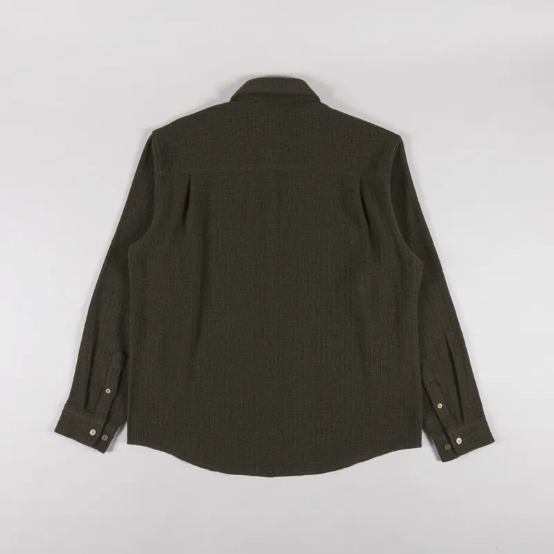 Double A by Wood Wood Cooper Shirt Chocolate Bronze-1