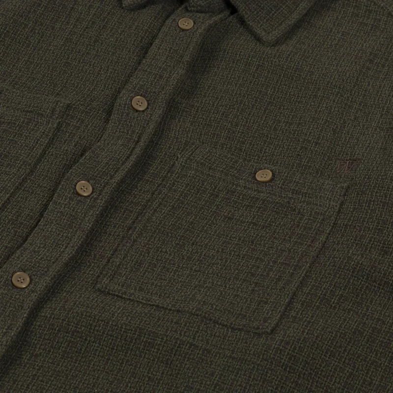 Double A by Wood Wood Cooper Shirt Chocolate Bronze-5