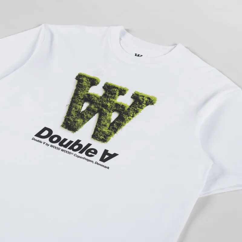 Double A by Wood Wood Liam T Shirt Bright White-1