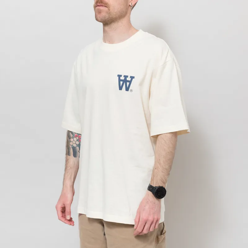 Double A by Wood Wood Liam T Shirt Turtledove-1