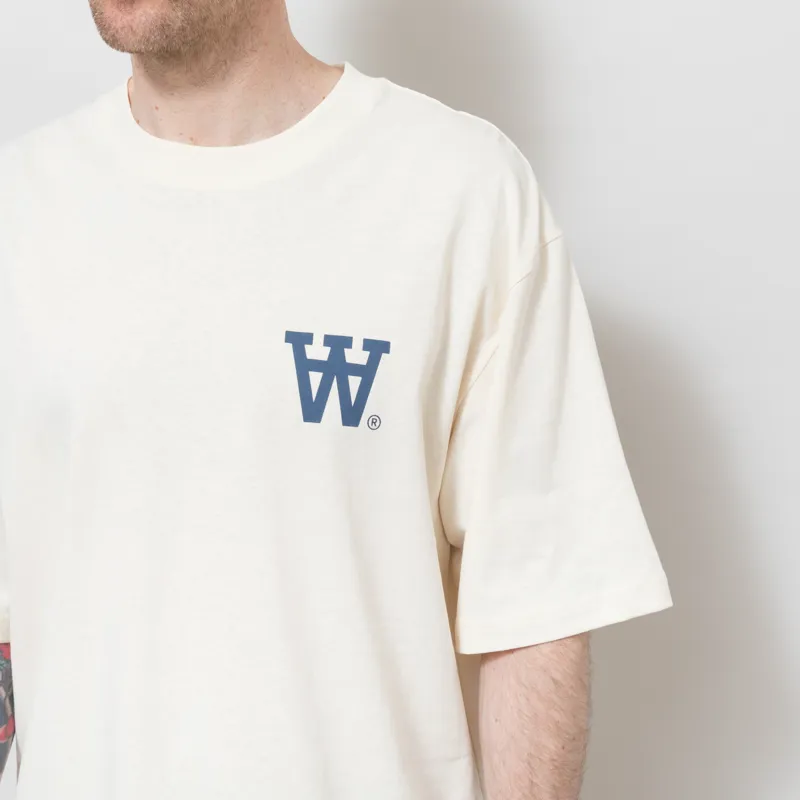 Double A by Wood Wood Liam T Shirt Turtledove-5