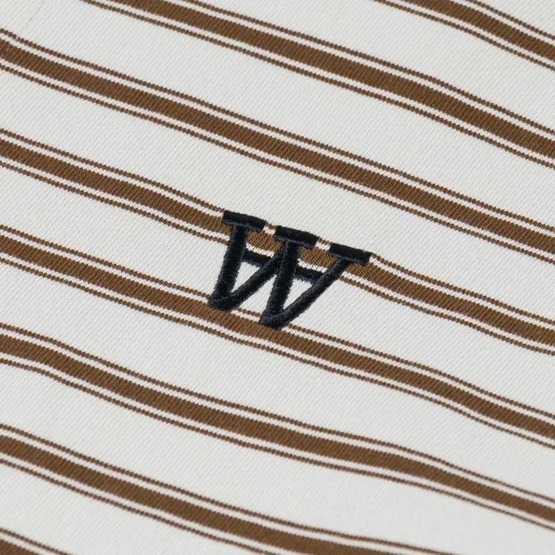 Double A by Wood Wood Landon Polo Desert Palm Stripe-3