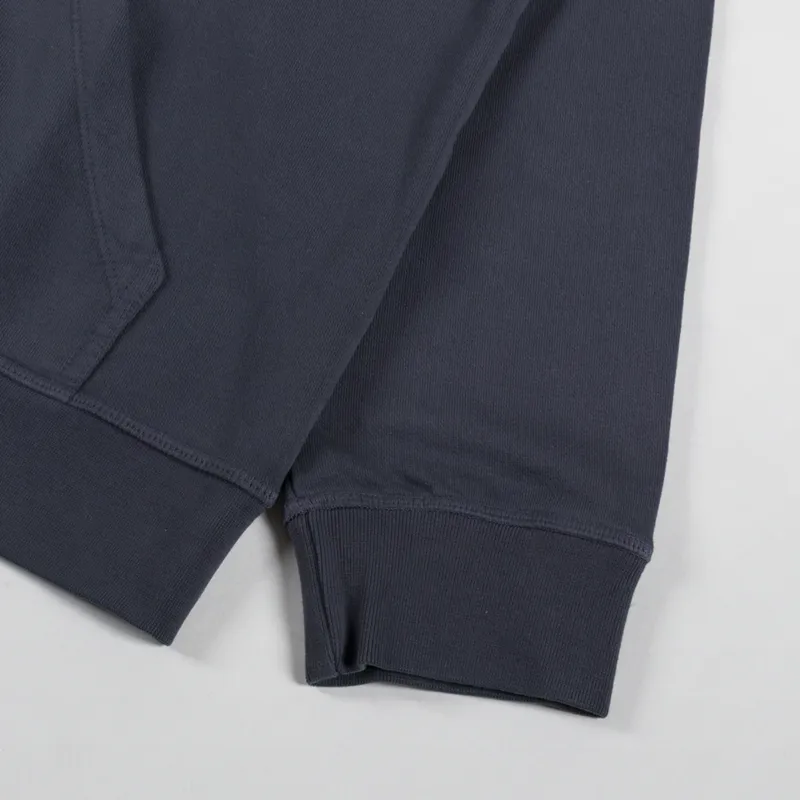 Double A by Wood Wood Sven Zipper Hoodie Washed Black-8