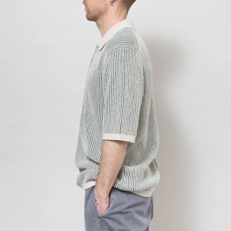 Wood Wood Elwo Polo Shirt Moonstruck-2