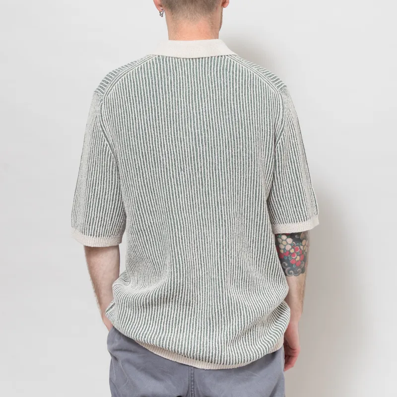 Wood Wood Elwo Polo Shirt Moonstruck-3