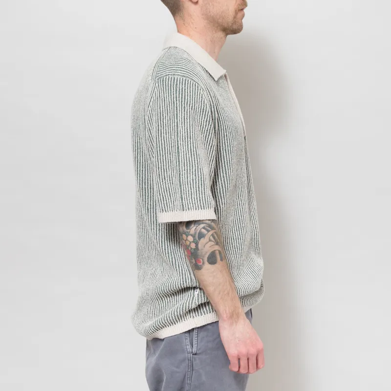 Wood Wood Elwo Polo Shirt Moonstruck-4