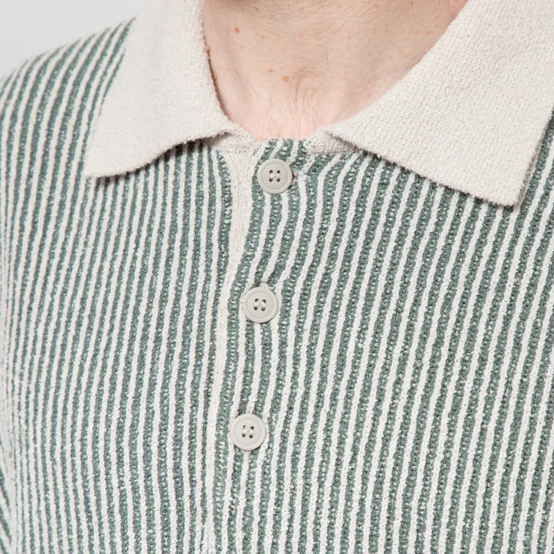 Wood Wood Elwo Polo Shirt Moonstruck-6