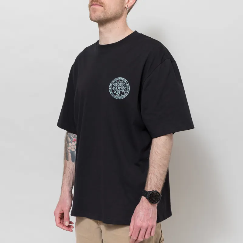 Double A by Wood Wood Liam Cover T Shirt Black-1