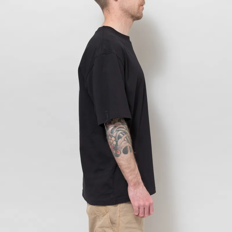 Double A by Wood Wood Liam Cover T Shirt Black-4