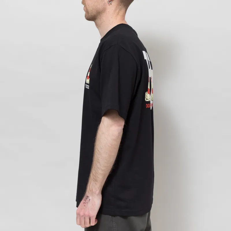 Double A by Wood Wood Ace Cone T Shirt Black-4