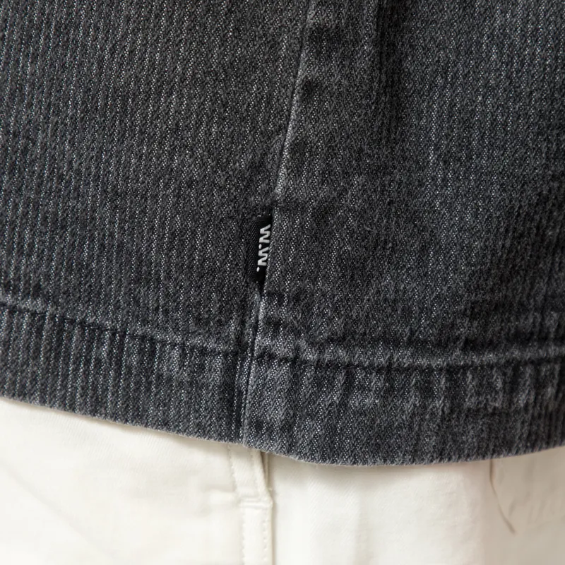 Wood Wood David Overshirt Washed Black-9