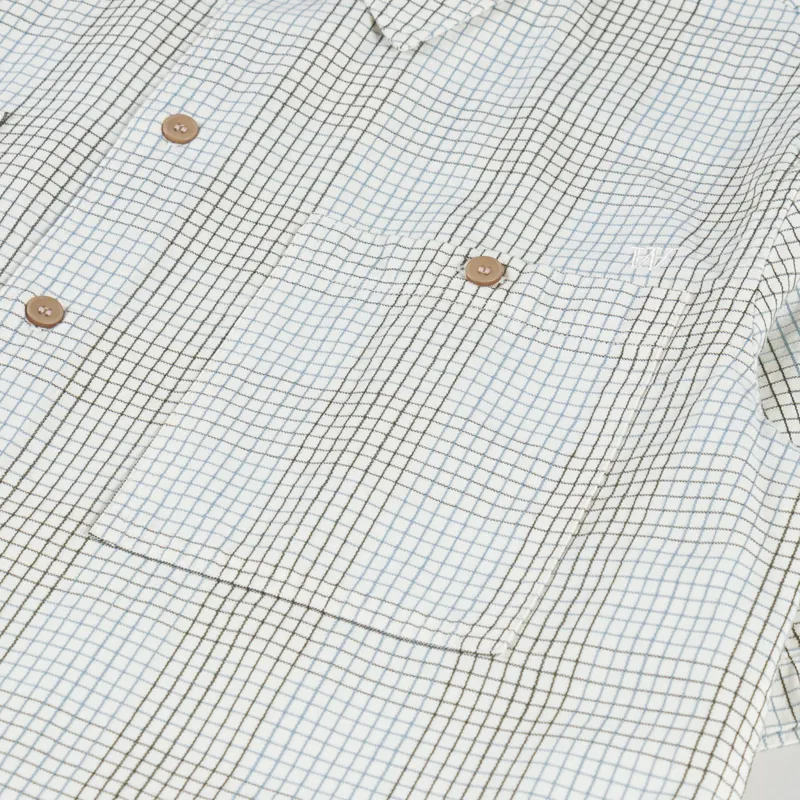 Double A by Wood Wood Cooper Shirt Slate Check-5