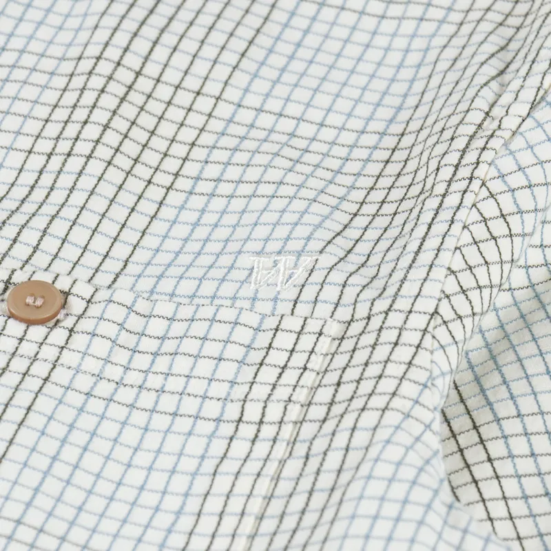 Double A by Wood Wood Cooper Shirt Slate Check-6