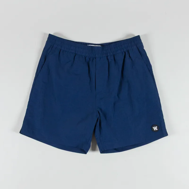 Double A by Wood Wood Dub Swim Shorts Navy Peony