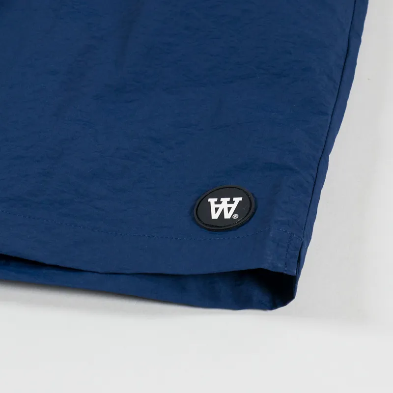 Double A by Wood Wood Dub Swim Shorts Navy Peony-6