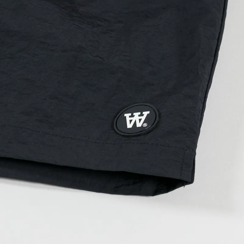 Double A by Wood Wood Dub Swim Shorts Black-5
