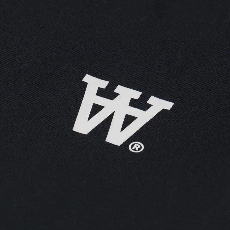 Double A by Wood Wood Liam T Shirt Fence Black-5