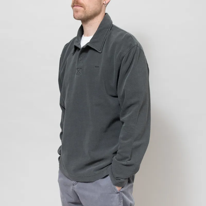 Wood Wood Thiago Polo Washed Black-1