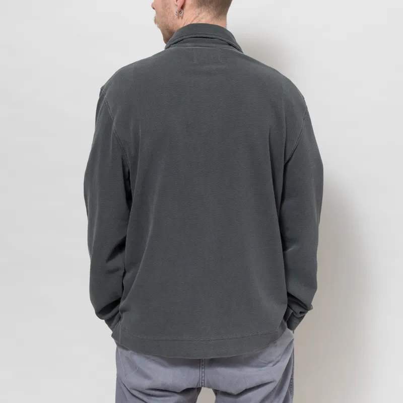 Wood Wood Thiago Polo Washed Black-3