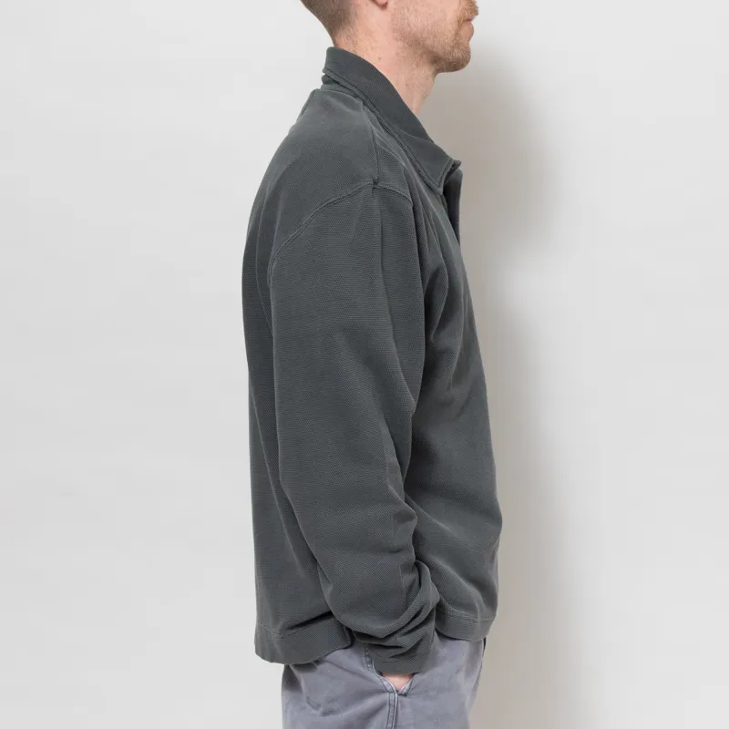 Wood Wood Thiago Polo Washed Black-4