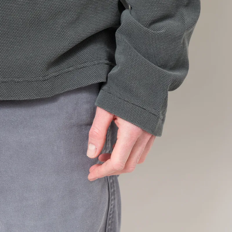 Wood Wood Thiago Polo Washed Black-8