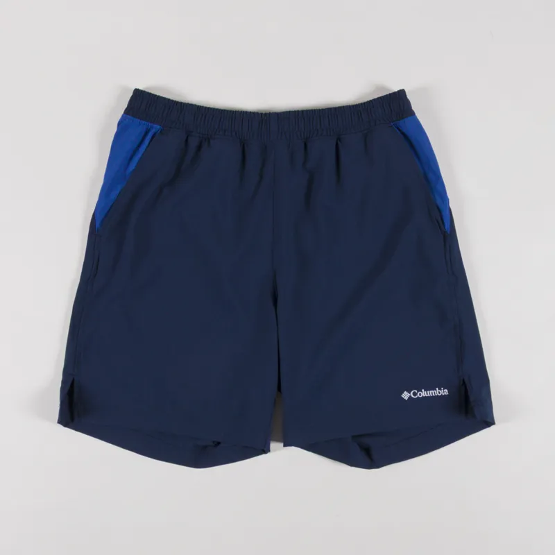 Columbia Vital Valley Hiking Shorts Collegiate Navy Mountain Blue