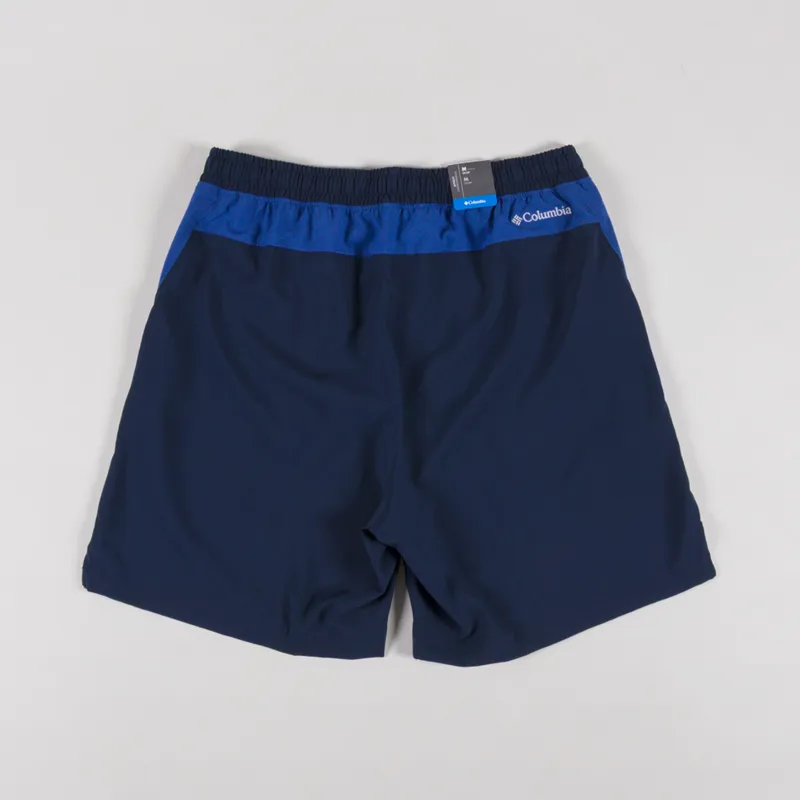 Columbia Vital Valley Hiking Shorts Collegiate Navy Mountain Blue-1