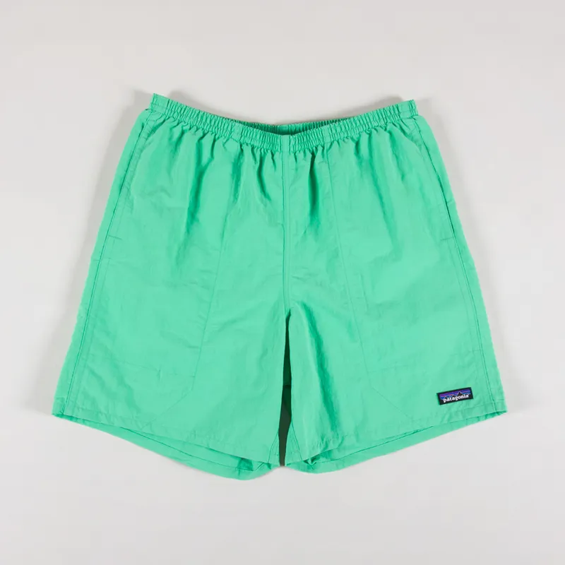Patagonia Baggies Longs 7 Inch Shorts Aloe Green
