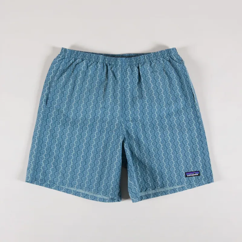 Patagonia Baggies Longs 7 Inch Shorts Kaleidoscope Still Blue