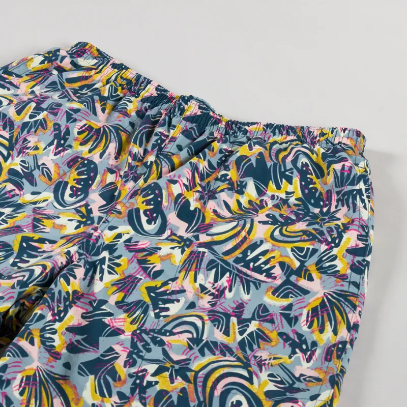 Patagonia Baggies Longs 7 Inch Shorts Wild Botanist Tidal Teal-2
