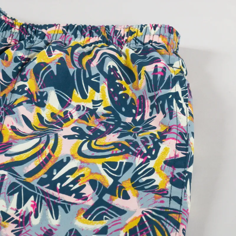 Patagonia Baggies Longs 7 Inch Shorts Wild Botanist Tidal Teal-3