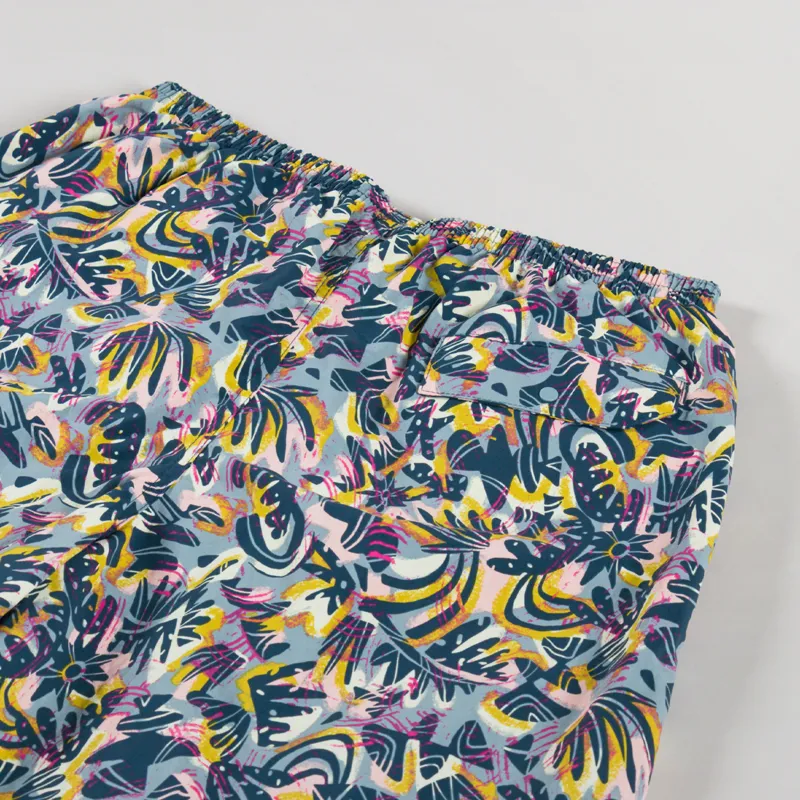 Patagonia Baggies Longs 7 Inch Shorts Wild Botanist Tidal Teal-5