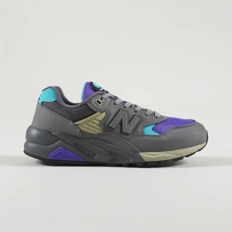 New Balance 580 Shoes Shadow Grey-4