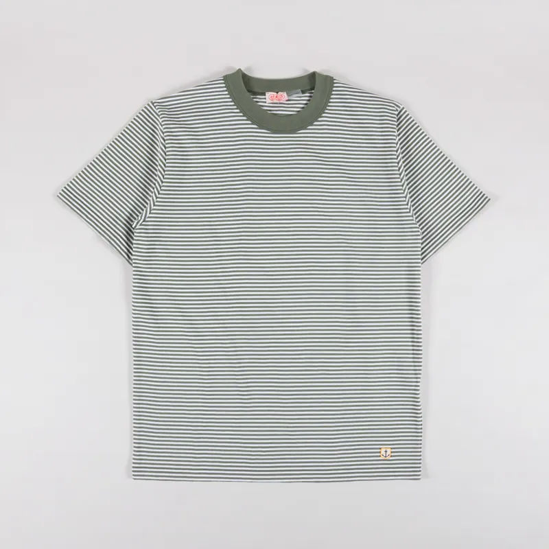 Armor Lux Heritage Stripe T Shirt Orto Milk