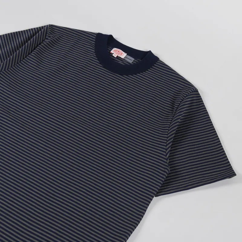 Armor Lux Heritage Stripe T Shirt Marine Deep Chimera-1
