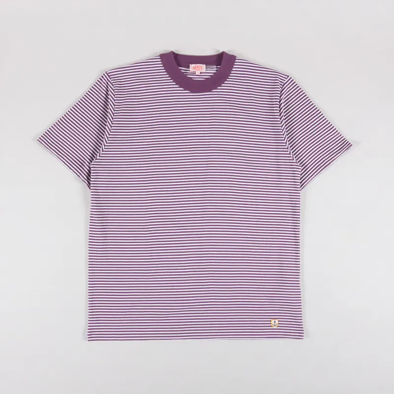 Armor Lux Heritage Stripe T Shirt Indiano Milk