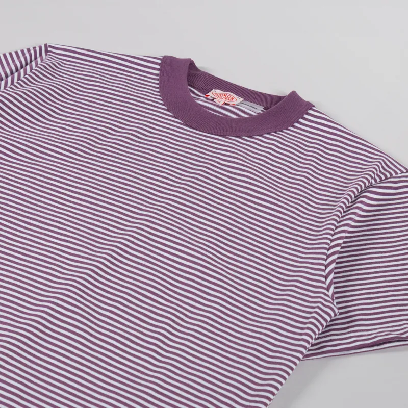 Armor Lux Heritage Stripe T Shirt Indiano Milk-1