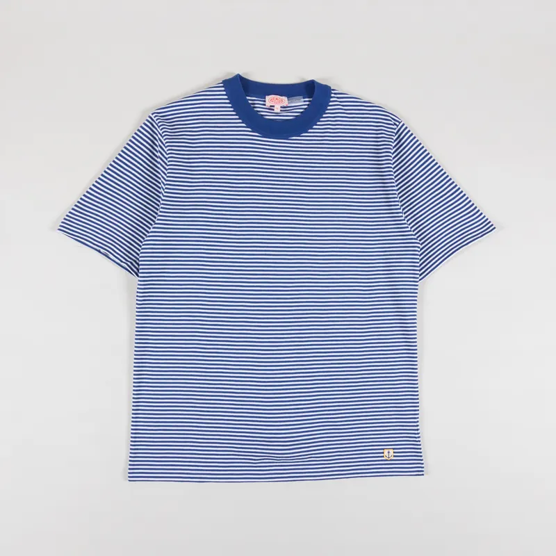 Armor Lux Heritage Stripe T Shirt Obscur Milk