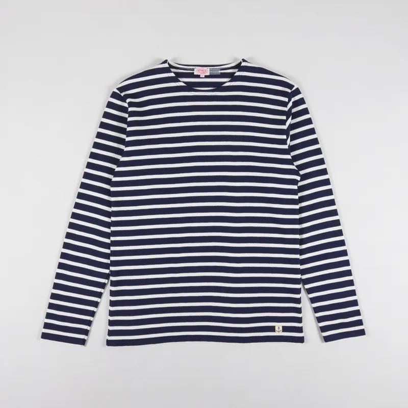 Armor Lux Mariniere ML Heritage T Shirt Marine Deep Nature