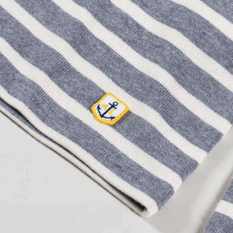 Armor Lux Mariniere ML Heritage T Shirt Misty Grey Nature-4