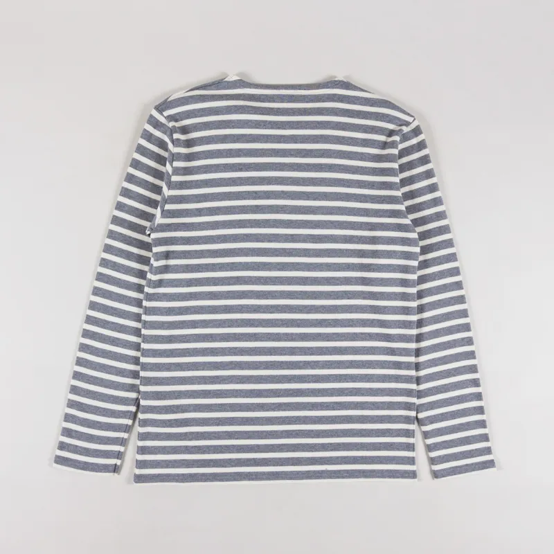 Armor Lux Mariniere ML Heritage T Shirt Misty Grey Nature-1