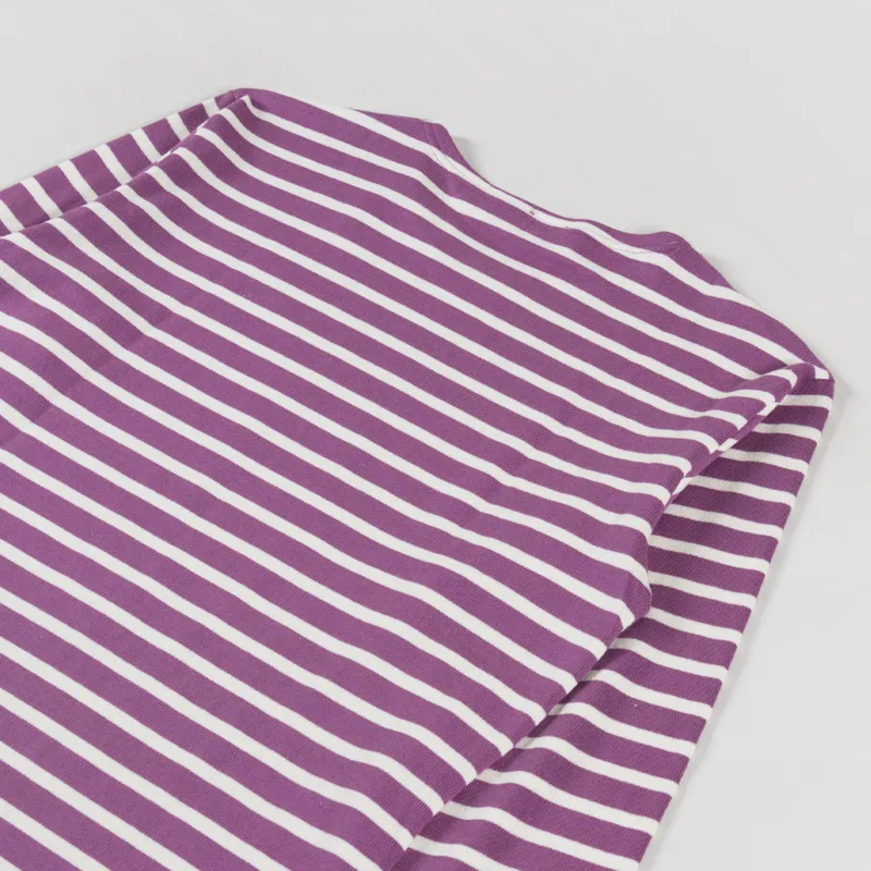 Armor Lux Mariniere ML Heritage T Shirt Purple Nature-3