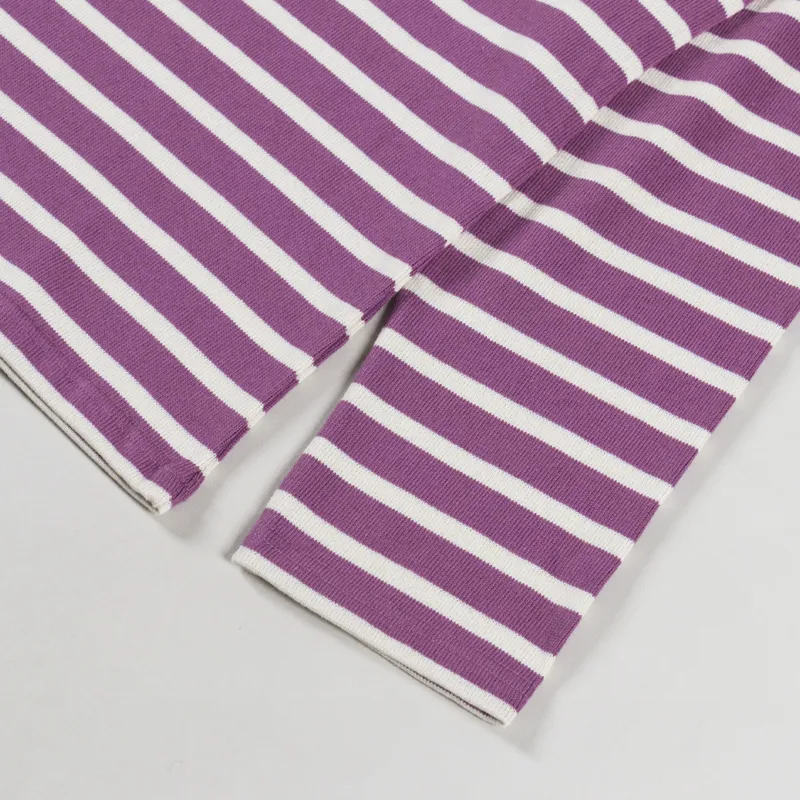 Armor Lux Mariniere ML Heritage T Shirt Purple Nature-6