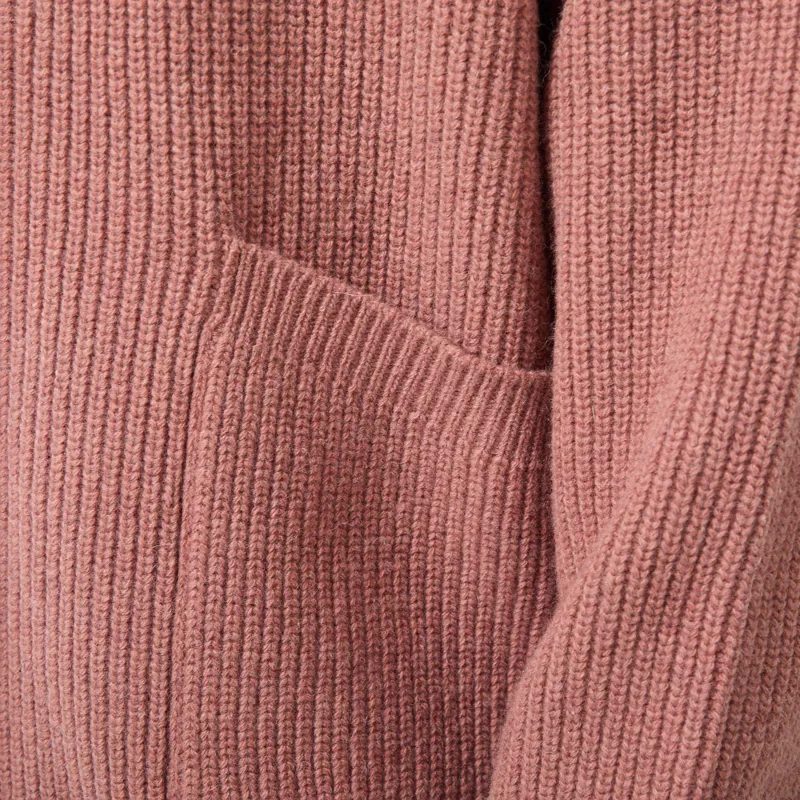 Frizmworks Wool Deck Zip Up Cardigan Indian Pink-4