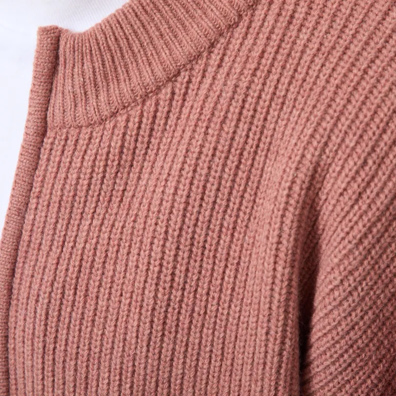 Frizmworks Wool Deck Zip Up Cardigan Indian Pink-7