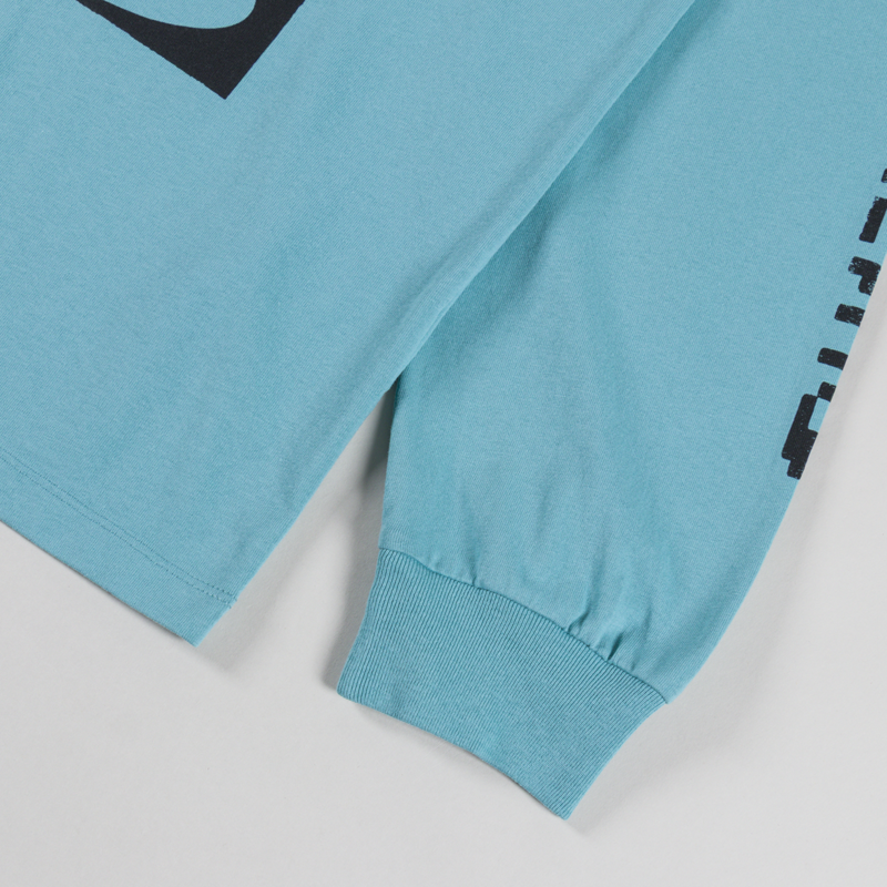 No Problemo Braniac Long Sleeve T Shirt Aqua-7