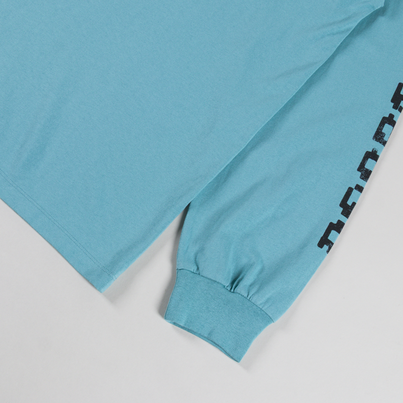 No Problemo Braniac Long Sleeve T Shirt Aqua-8