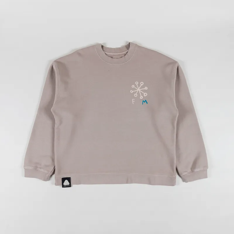 Flower Mountain Bakin One Sweatshirt Mud-1