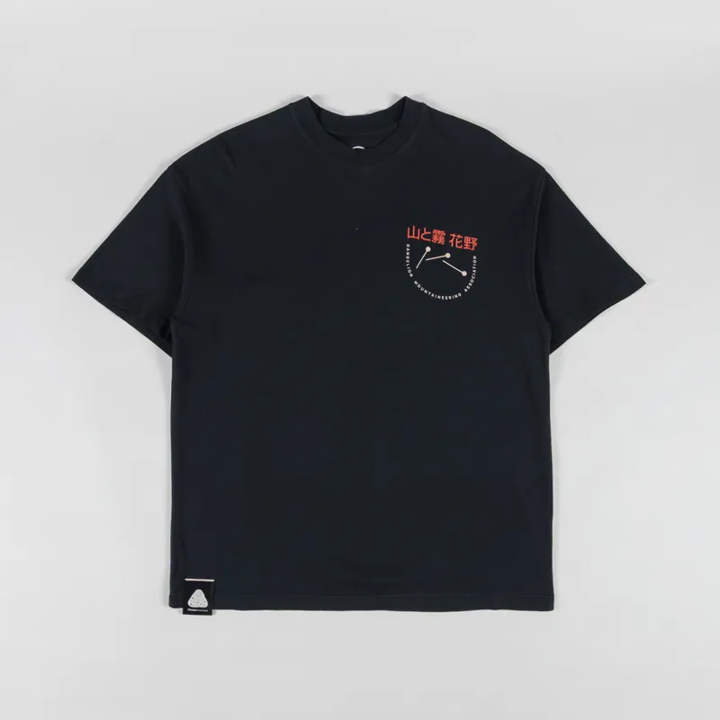 Flower Mountain Kafu Four T Shirt Black-1