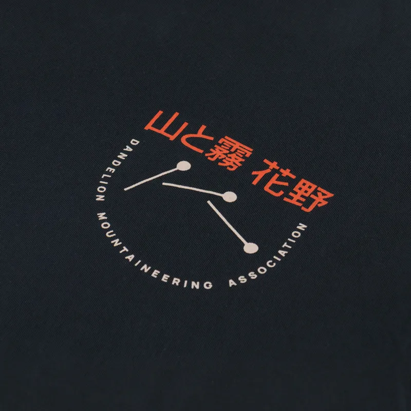 Flower Mountain Kafu Four T Shirt Black-5